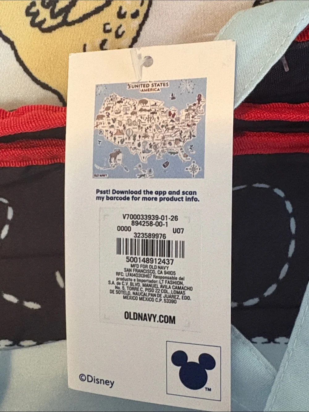 Old Navy x Disney Picnic Blanket NWT